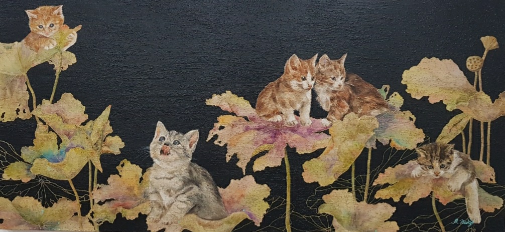 상생 /자연계에 있는 만물이 조화로운 기운으로 생존하는 이상적인 모습 표현  