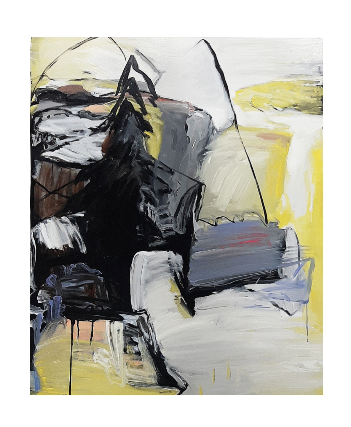 walk 21100-#010 / 2021, 162.2x130.3cm, oil on canvas