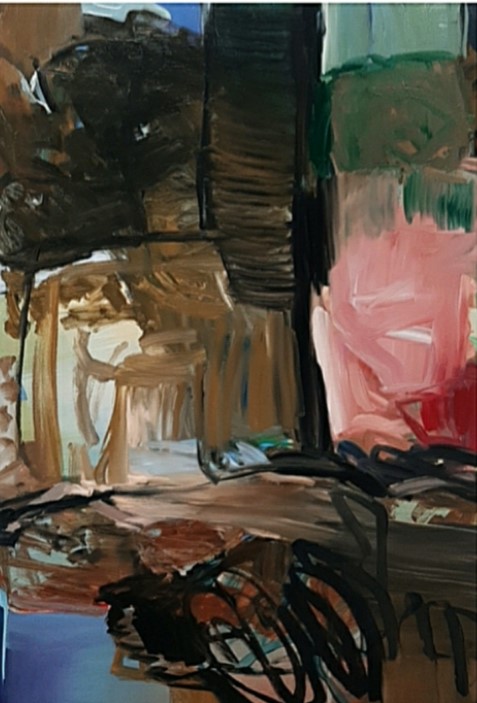 walk 21060-s001 / 2021, 130.3x89.4cm, oil on canvas walk 21060-s001 / 2021, 130.3x89.4cm, oil on canvas