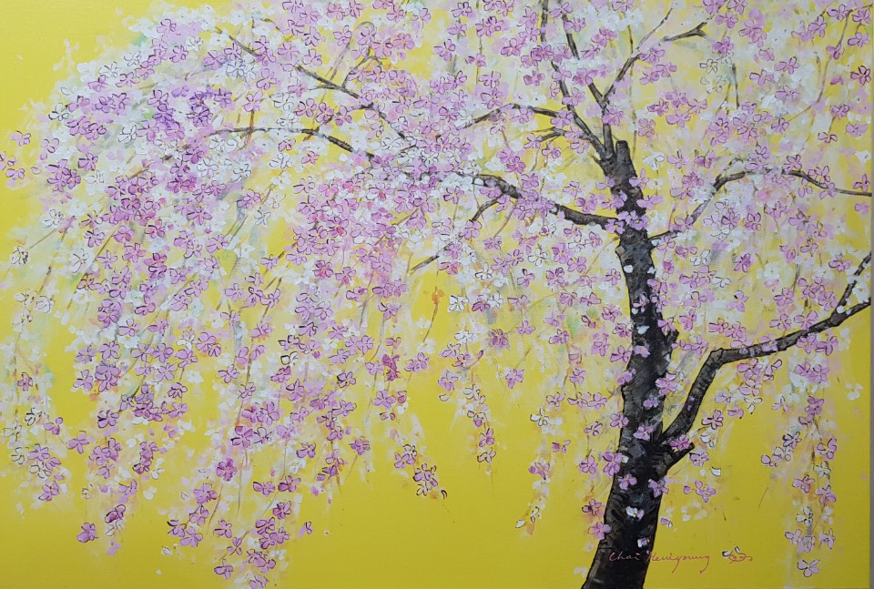 봄날, 2019, 캔버스에 유채, 72.7x116.8 봄날, 2019, 캔버스에 유채, 72.7x116.8