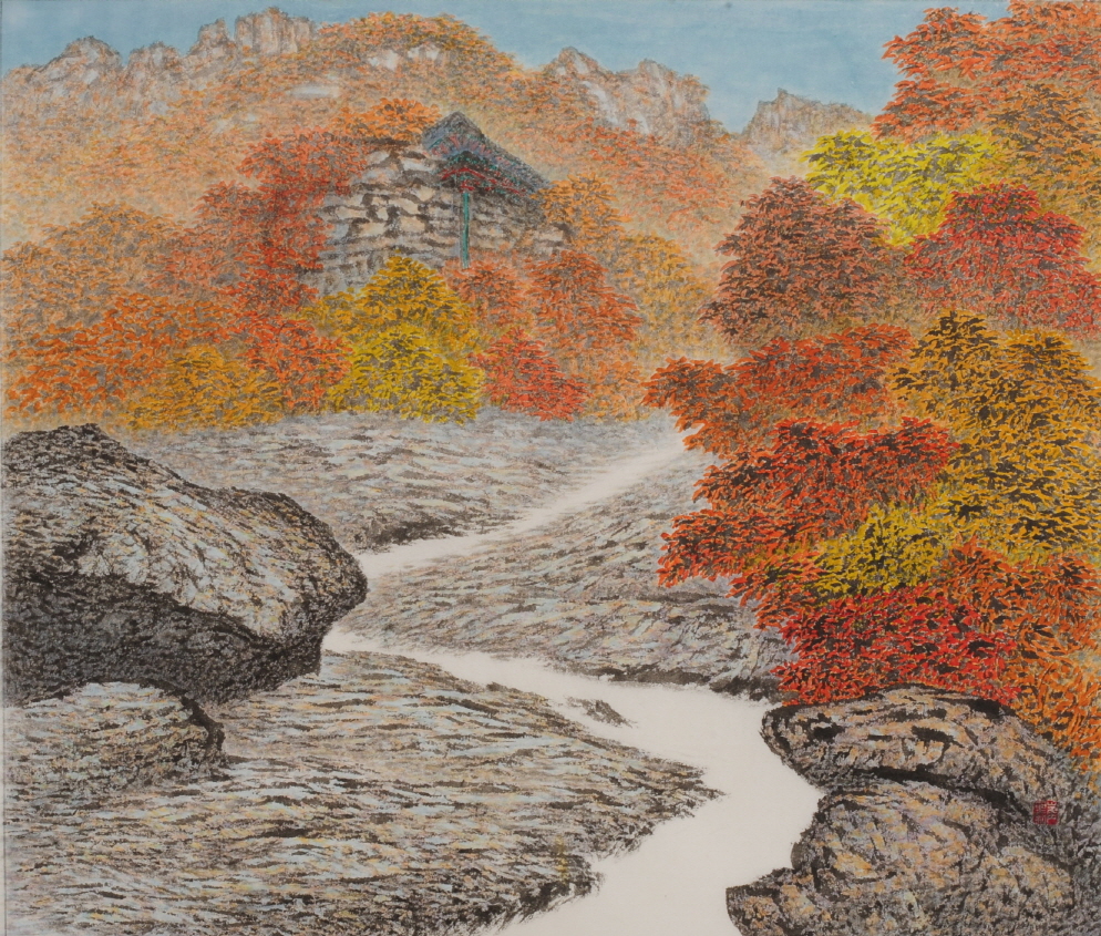 금강산 보덕암 금강산 보덕암