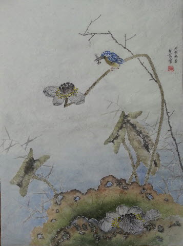 향원익청-작업실 마당 한켠에 심어놓은 작은연밭은 언제나 작품 소재거리 이다. 향원익청-작업실 마당 한켠에 심어놓은 작은연밭은 언제나 작품 소재거리 이다.