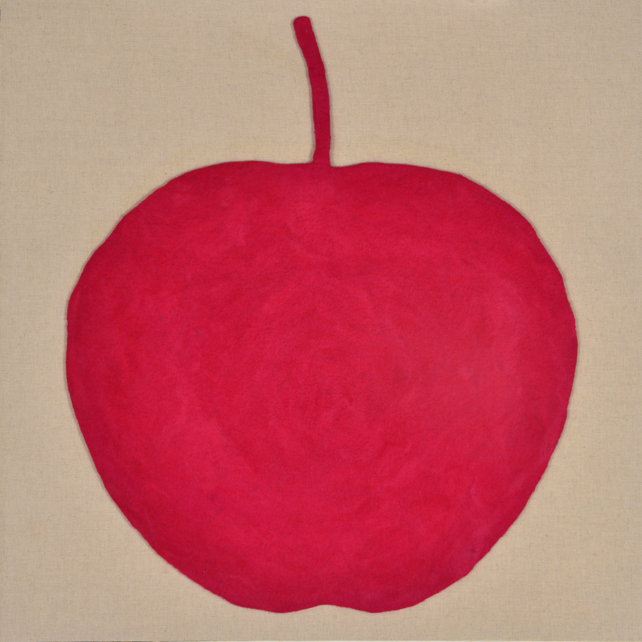 먹다-사과 Eat-Apple 섬유 캐스팅 기법으로 심리스 형태를의 사과를 표현 먹다-사과 Eat-Apple 섬유 캐스팅 기법으로 심리스 형태를의 사과를 표현