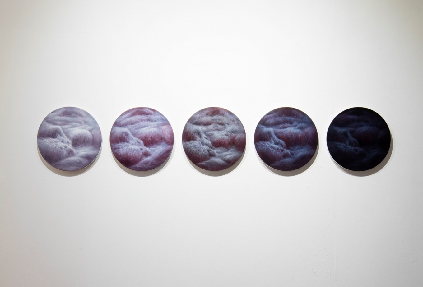 Winter blues 1-5  30x30cm, oil on canvas, 2015