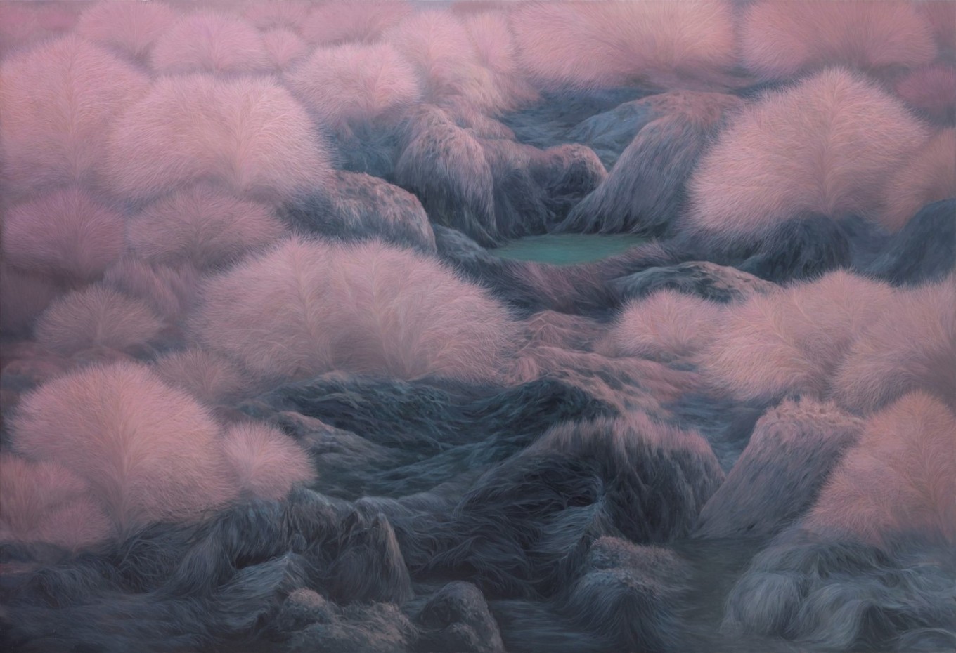 품 Spring in winter 2  193.9x130.3cm, oil on canvas, 2015