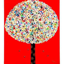 꿈꾸는 나무 / 83.5cmX71.5cm / Acrylic and Objet / 2017