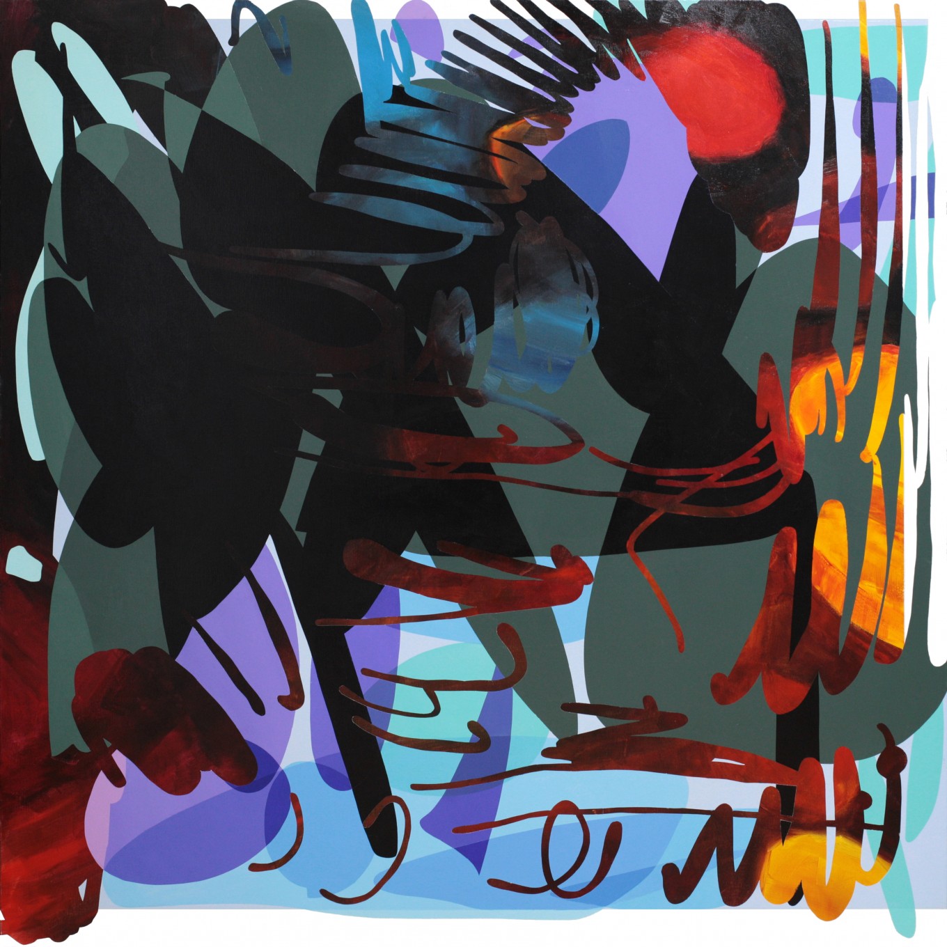 type01_13, acrylic on canvas, 112x112, 2017