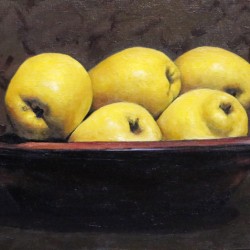 하양시장에서 본 예쁜 모과