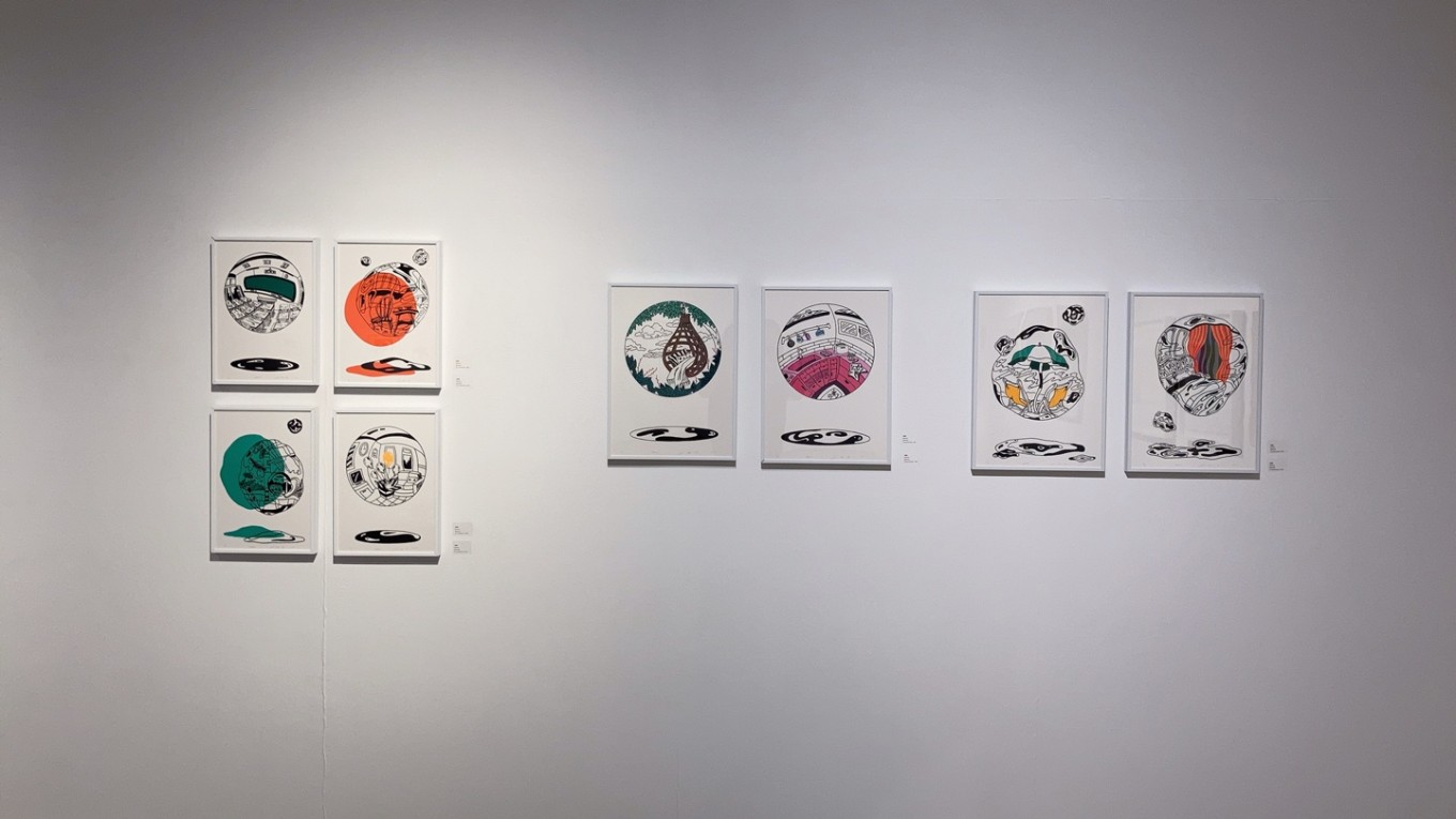 전시전경(실크스크린)