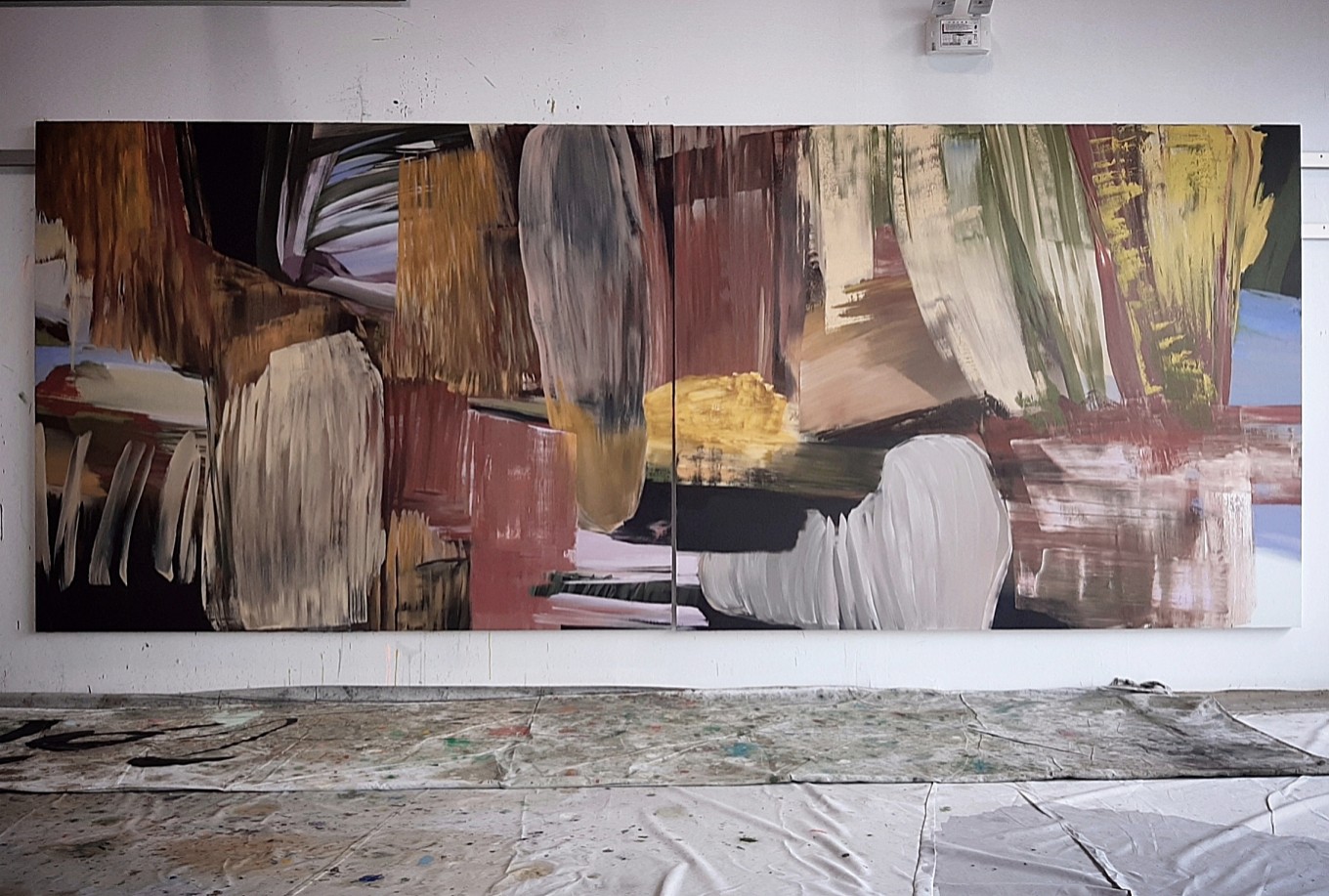 walk 20150 x2-s001 / 2020, (227.3x181.8)x2cm, oil on canvas