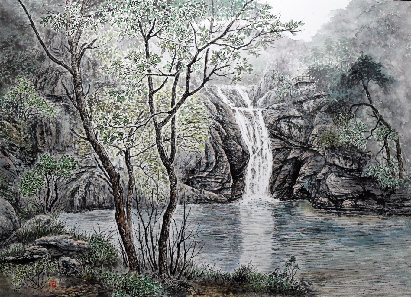 주왕산 용연폭포