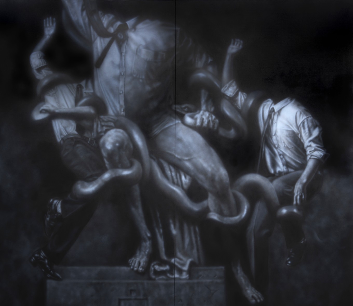 OFFICE WORKER 300.0x259.0cm Oil on canvas 2021