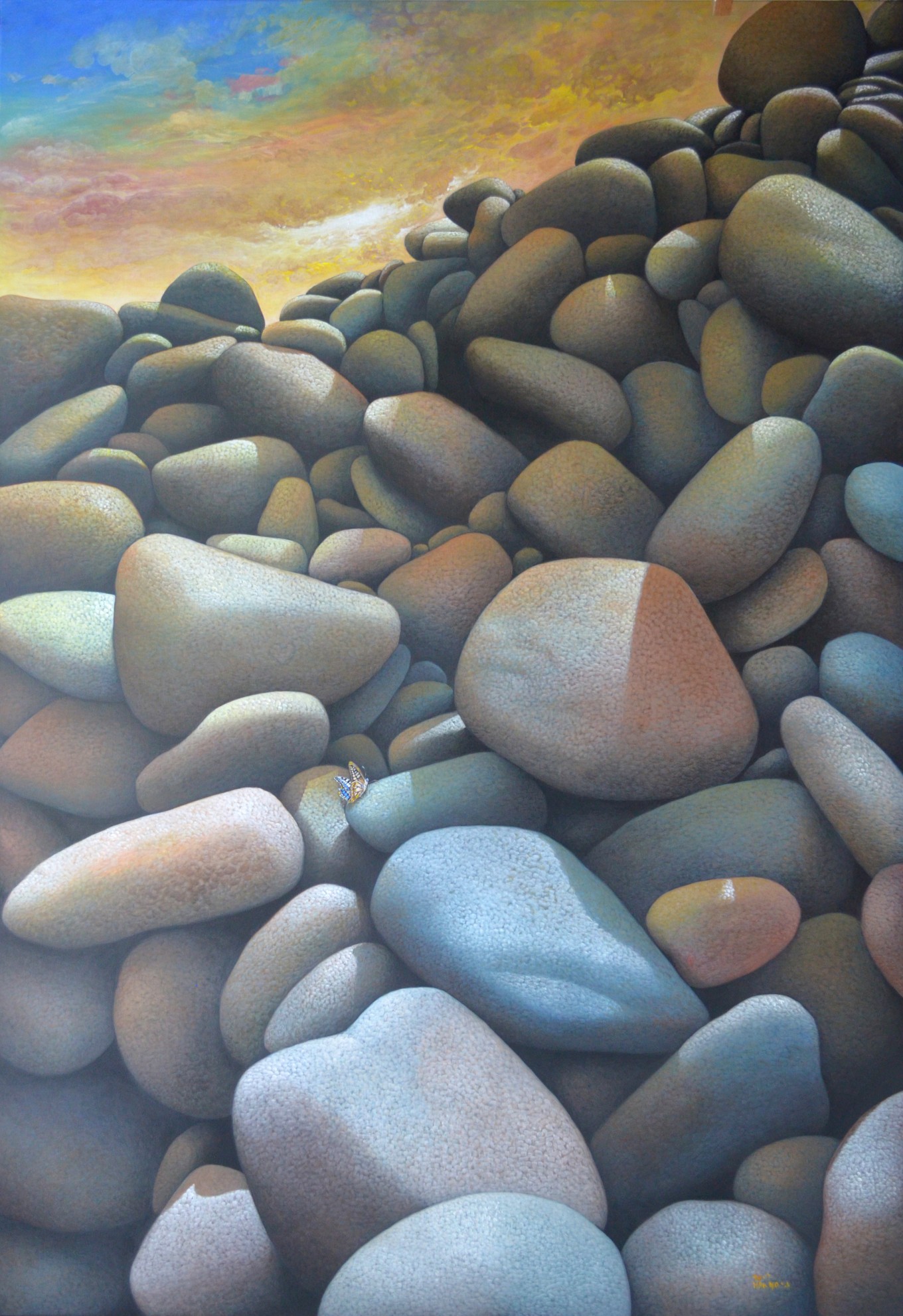 석심(생명)1725 162.2x112.2cm Acrylic on Canvas