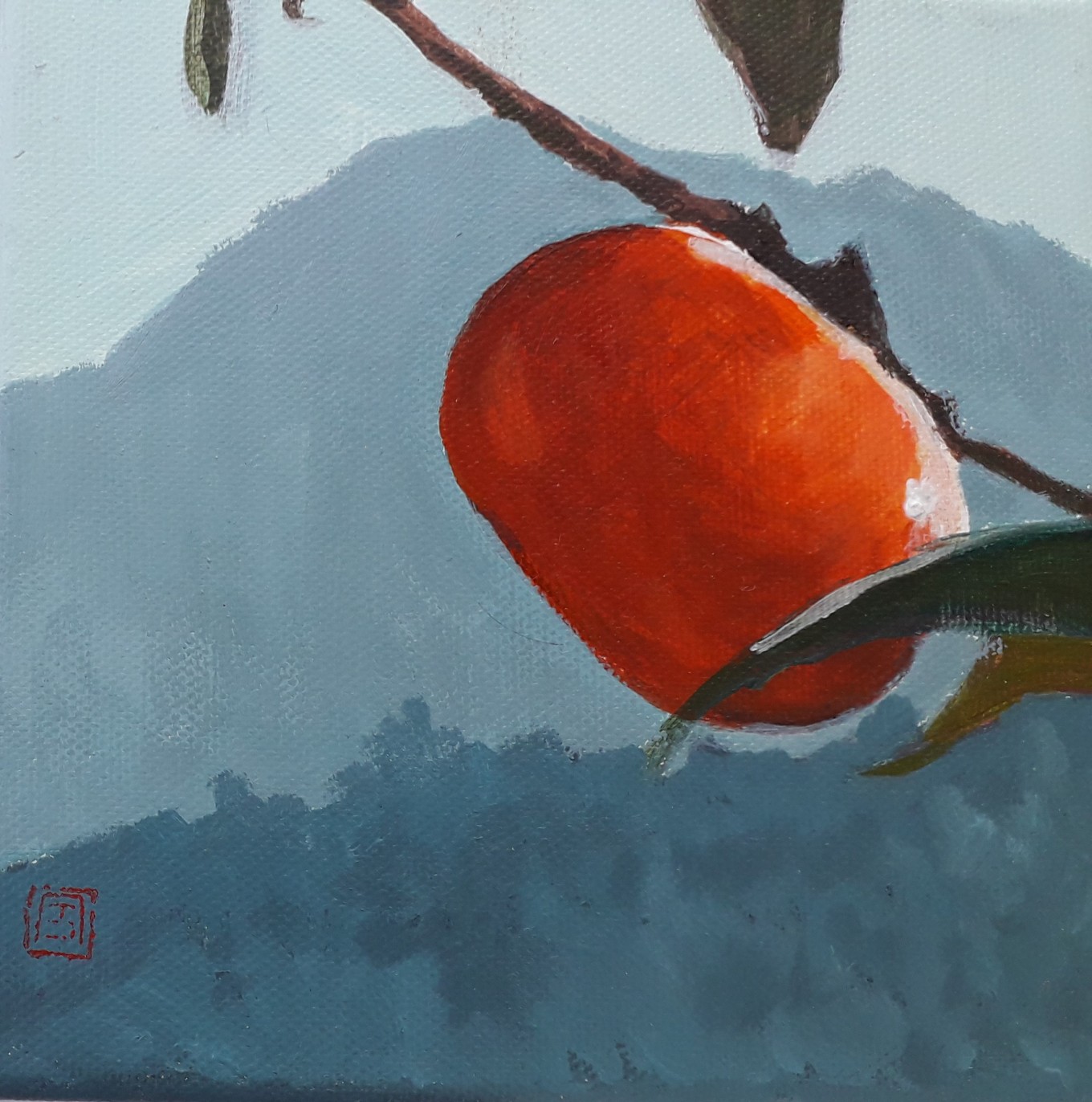 최재숙.Dream of happiness.15.5x15.5.Acrylic on canvas