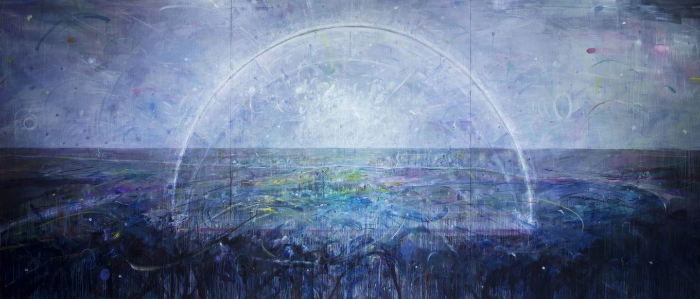 작은 음악회_oil on canvas_227x545.5cm_2016