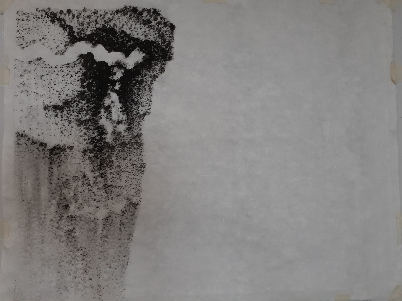 신선암 마애보살상-신선암 마애보살상과 그 정신을 그린 것이다