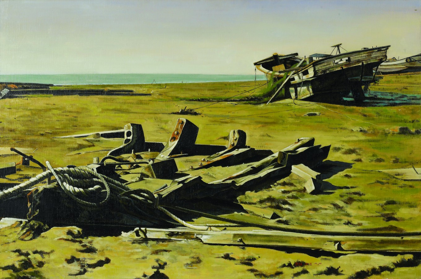 폐선의흔적 80P(145.5x97cm) Oil on canvas