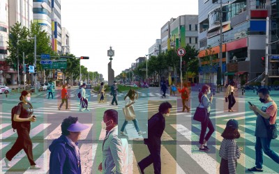 Personal Spce - 70x46.6 inch, pigment-based inkjet on OHP Films with Acrylic