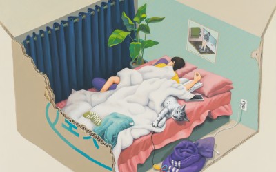 김서울_A box_112x112cm_Acrylic gouache_2020