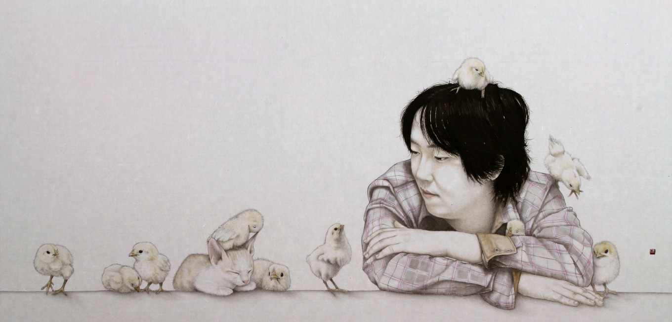 自畵 10-11. 쉼 | 초기작. 그냥 외로움.