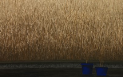 화분_장지에 채색_90X90cm_2020