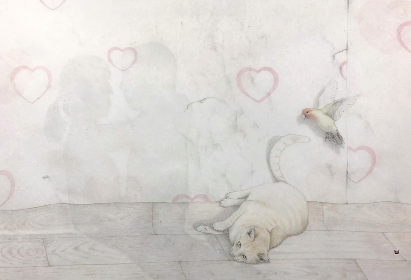 自畵 19-11. 사랑 II | 사랑을 전하는 가장 좋은 방법은, 그저 내가 사랑을 실천하는 것.