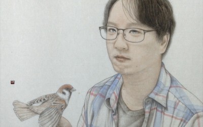 自畵 15-09. 바보 | 사랑받고 싶은, 변두리가 좋은 바보인 나.