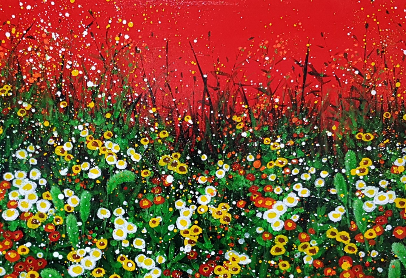 이브의 정원 #3,  77x49cm(20호, 변형),  Acrylic on jang-ji,  2019