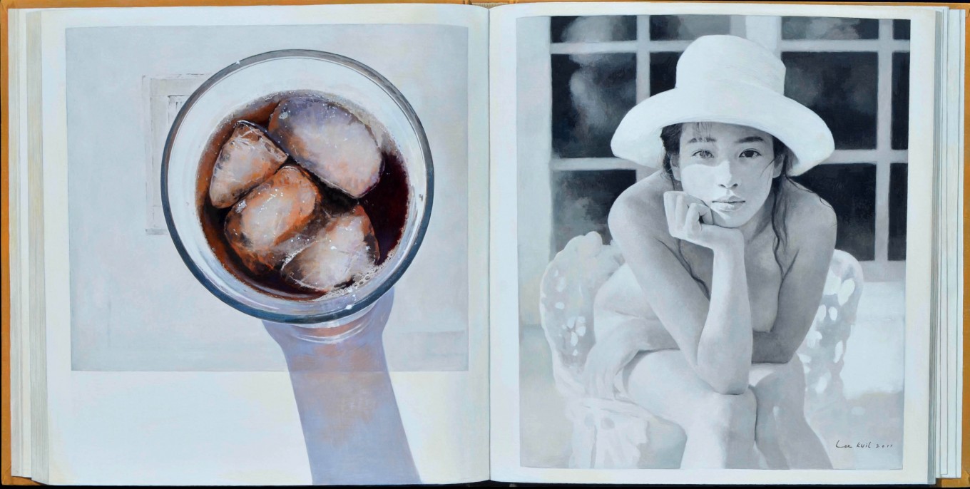 sunshine 122.0x61.0cm   tempera on linen