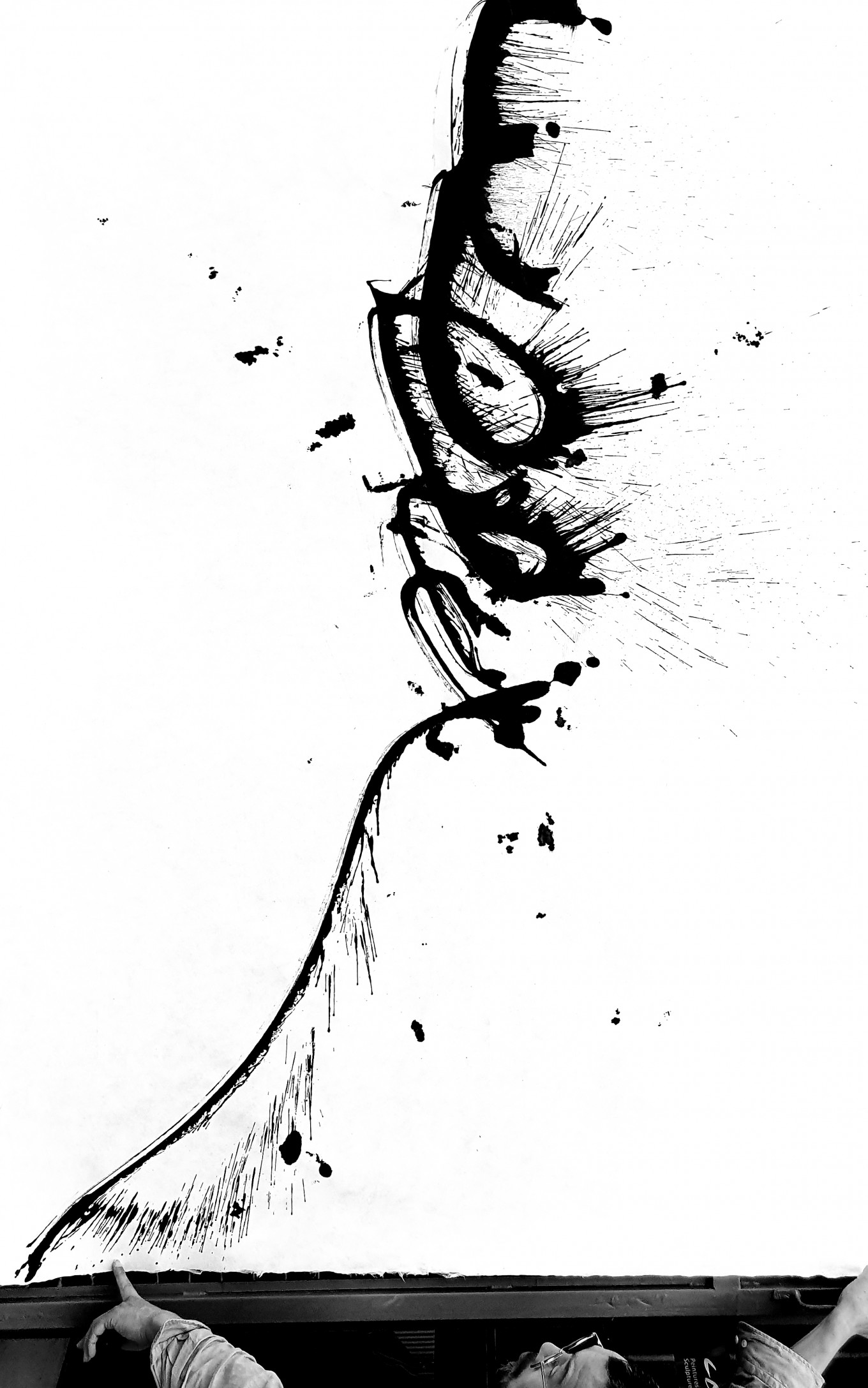 어이쿠 155x212cm 한지위에 먹 2019