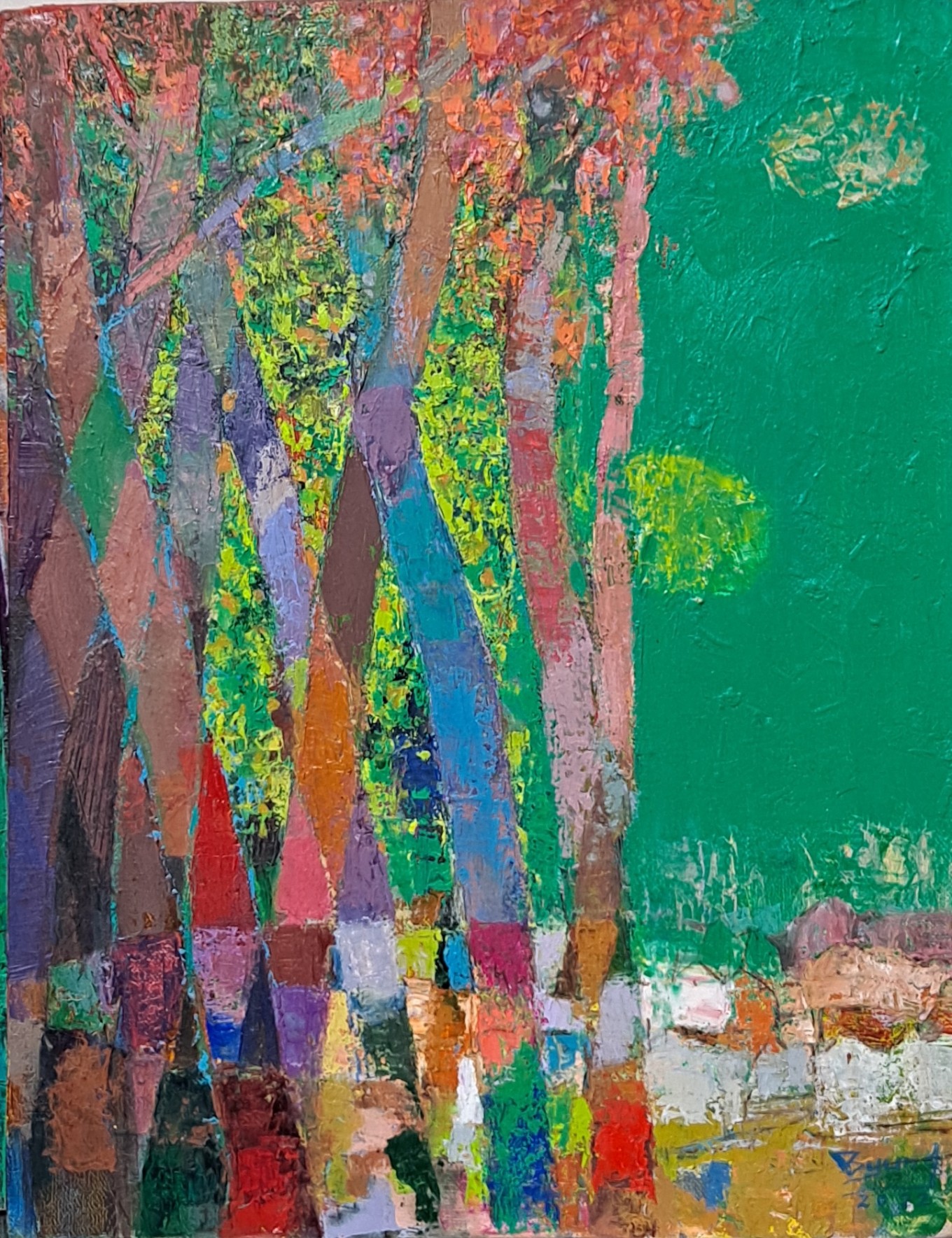 나의정원에서..oil on canvas45.5x33.3