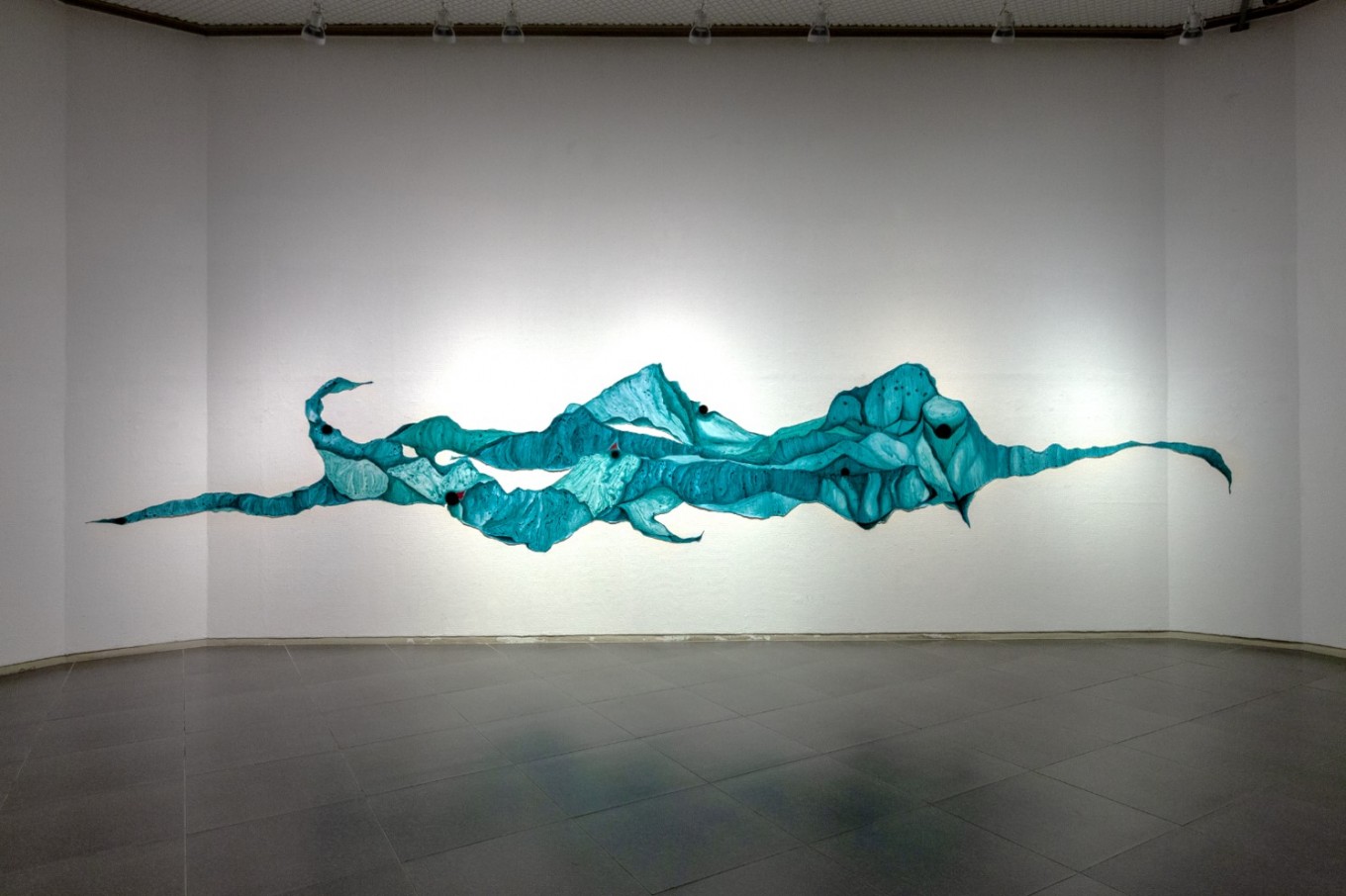 Scene14 _  Acrylic on Canvas 640x130cm , 2019 