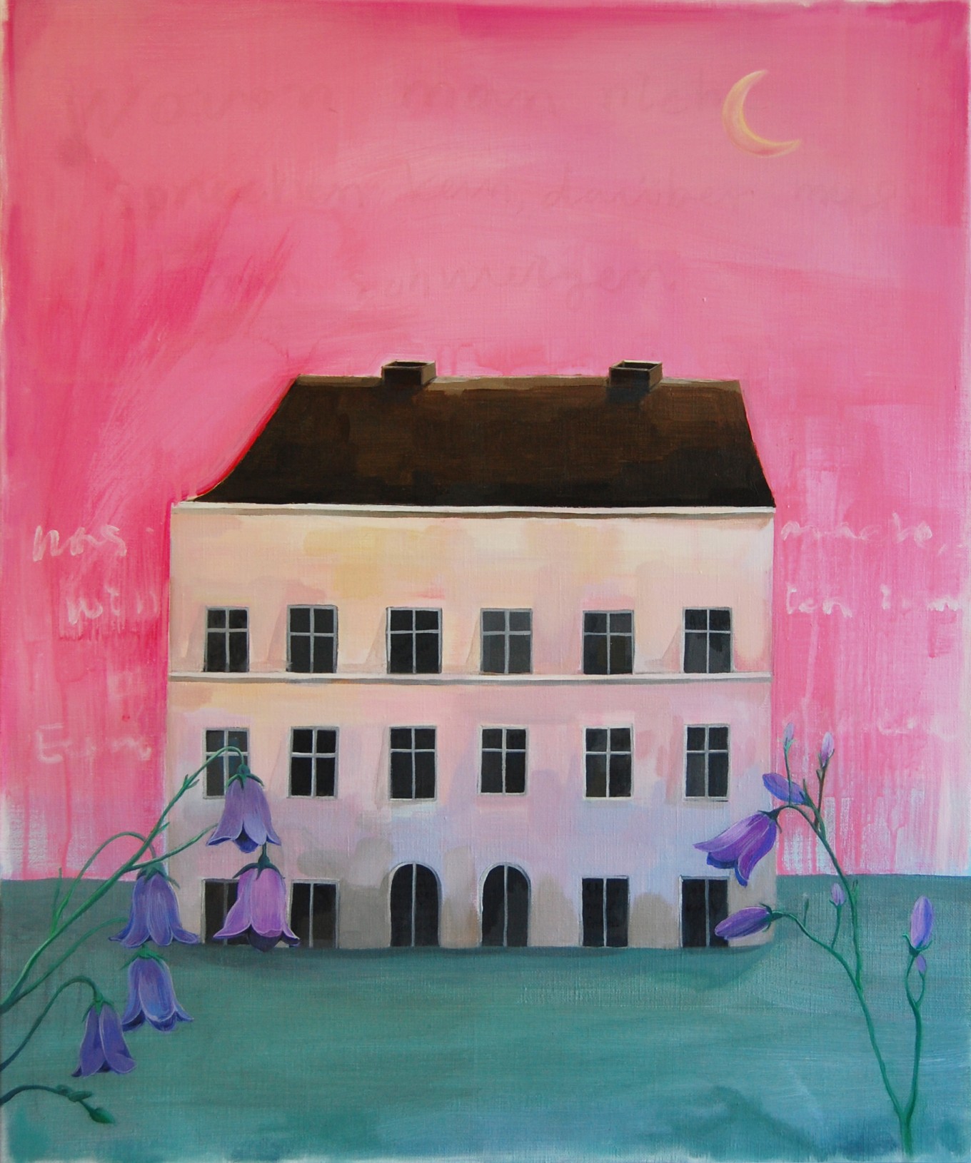 Time of Silence 72.7x60.6cm Acrylic on canvas 2018