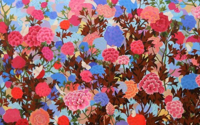 Harmony of nature/신모란도-자연의 조화-부귀영화의 염원