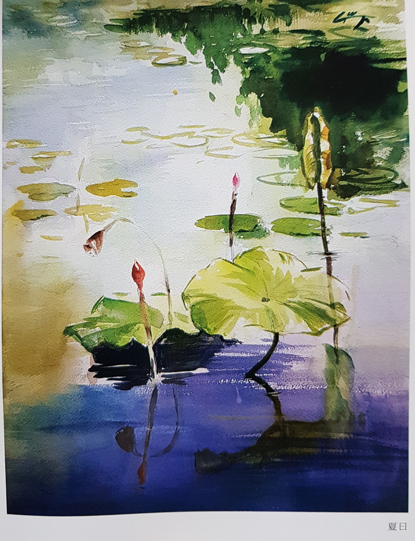 夏日-계절의 무상함을 표현