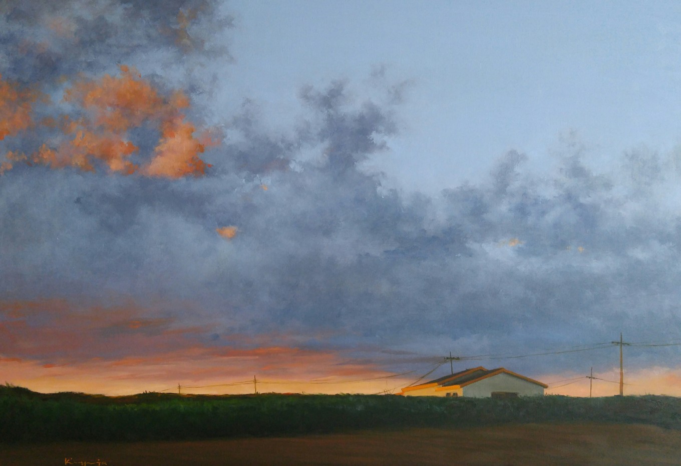 moment 일몰은 언제나 내게 휴식을 암시한다. 포근한 일몰의 순간을 표현해 보았다.