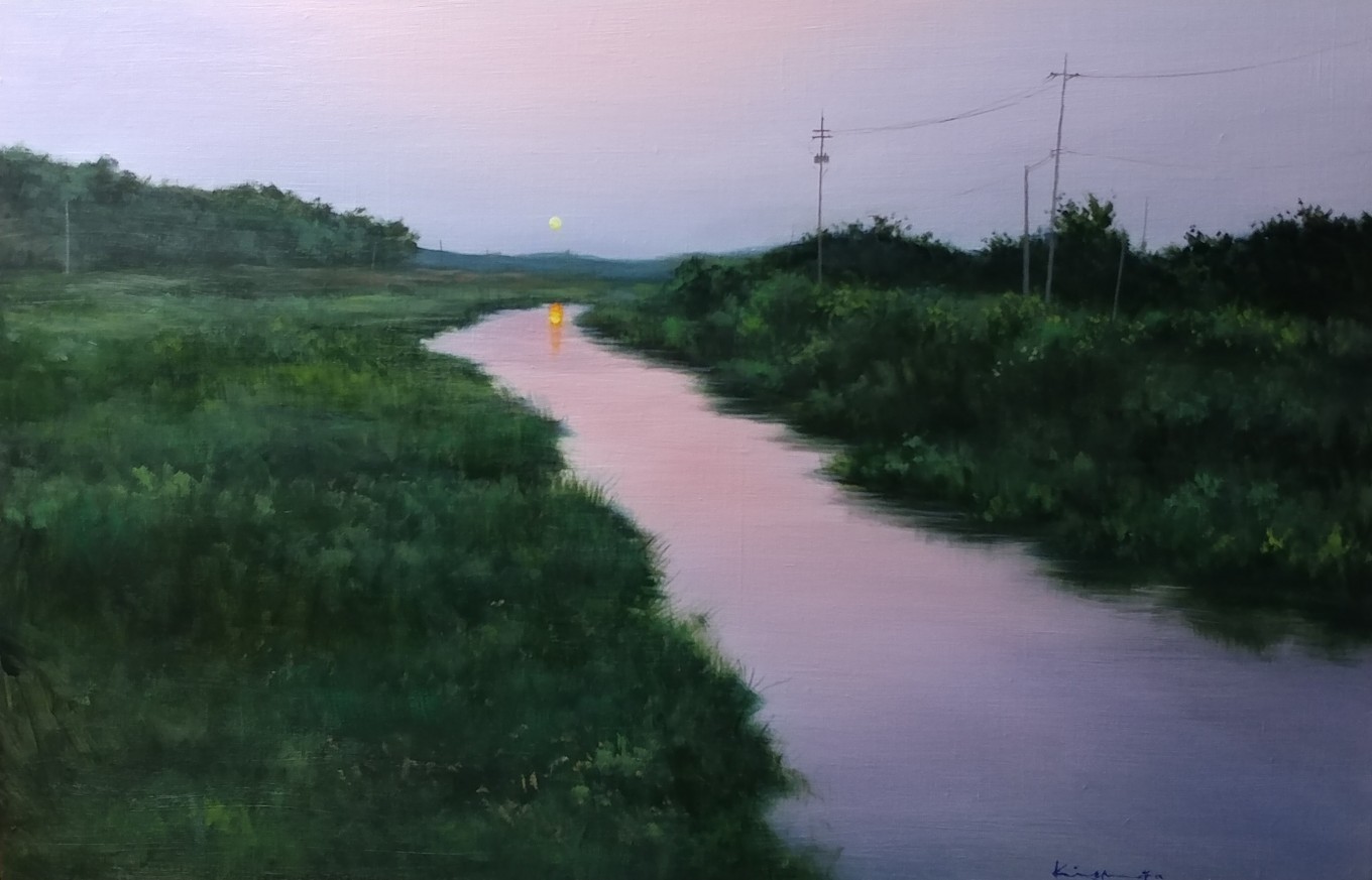 momet 내 주변이 포근한 핑크빛으로 나를 감싸는 그 순간을 표현해 보았다.